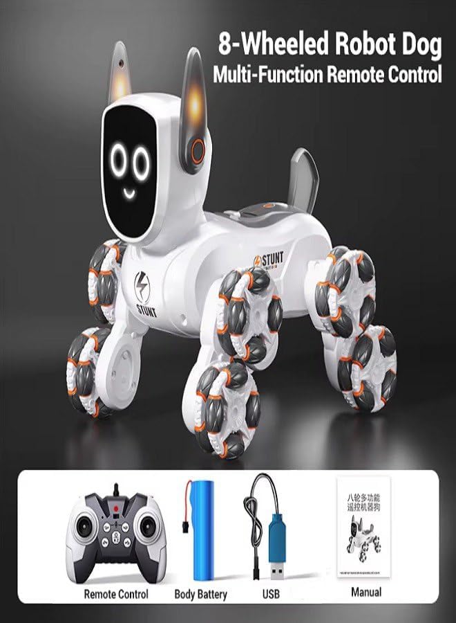 8‑Wheel Robot Dog