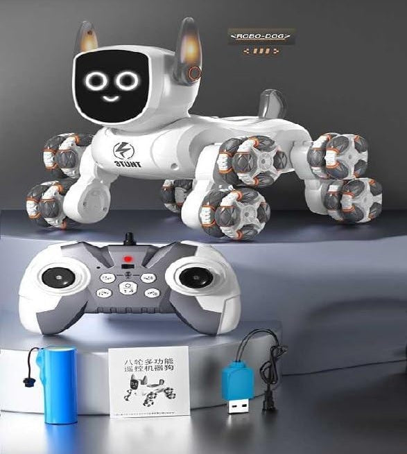 8‑Wheel Robot Dog