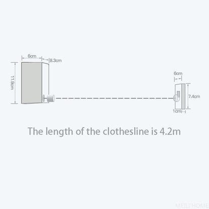 Telescopic Clothes Drying Rope